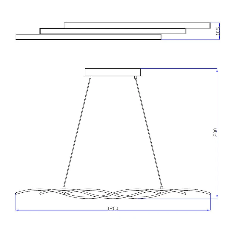 Lampa wisząca RESINA LED L170221-3