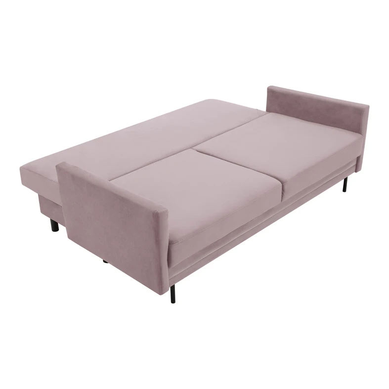 Sofa welurowa różowa GAMMA