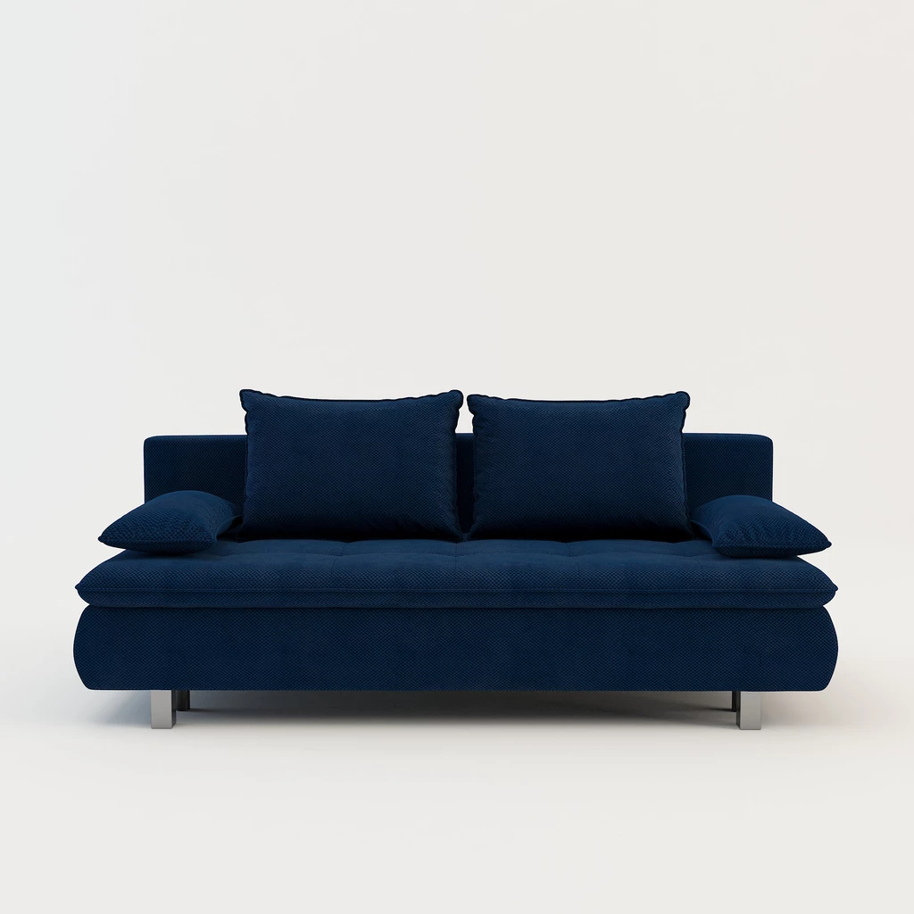 Sofa welurowa granatowa VERDE