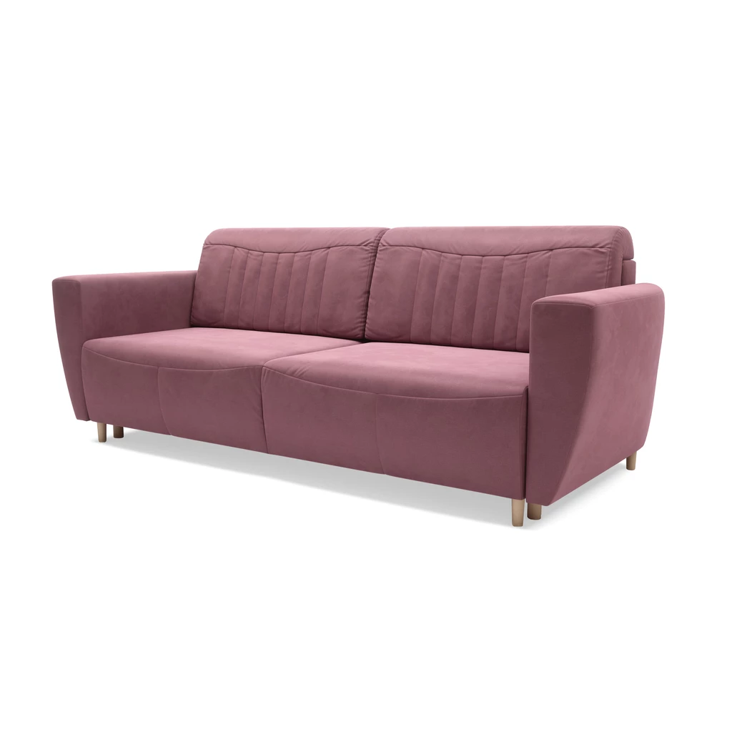 Sofa pudrowy róż PRIIMA