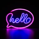 Lampa dekoracyjna LED NEON HELLO