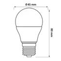 Żarówka LED E27 8W barwa ciepła ORO-E27-G45-TOTO-8W-WW