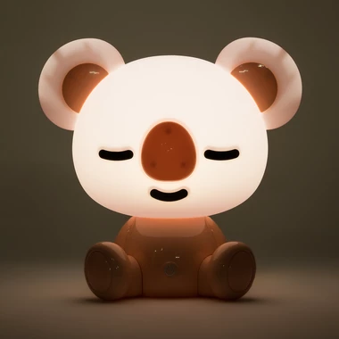 Lampka nocna LED dziecięca różowa KOALA