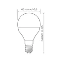 Żarówka LED E14 8W barwa neutralna ORO-E14-G45-TOTO-8W-DW