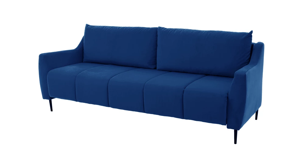 Sofa rozkładana granatowa 3-osobowa ETNA