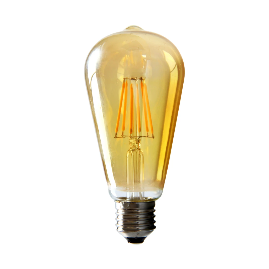 Żarówka ozdobna retro LED E27 4W barwa ciepła ORO-E27-ST64-FL-AMBER-4W