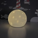 Lampka nocna silikonowa biała LED MOON