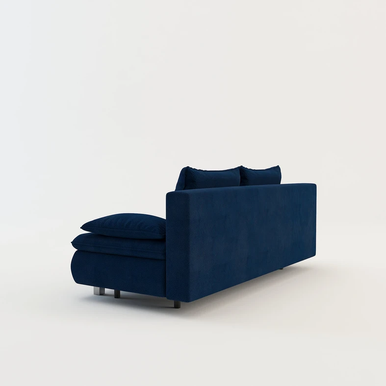 Sofa welurowa granatowa VERDE