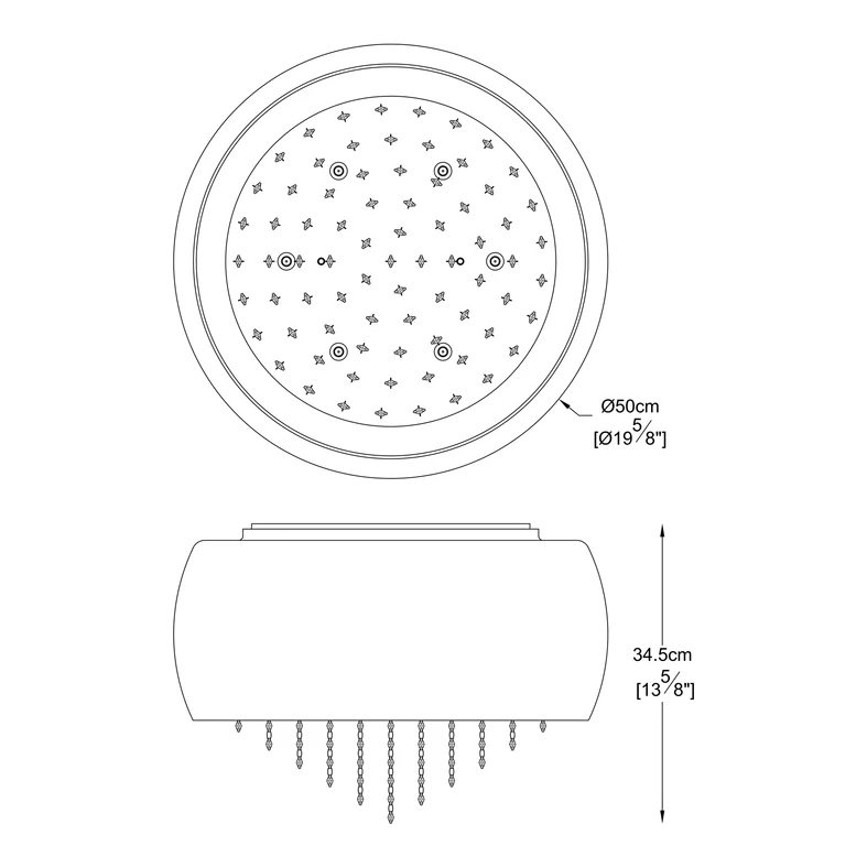 Lampa sufitowa VISTA