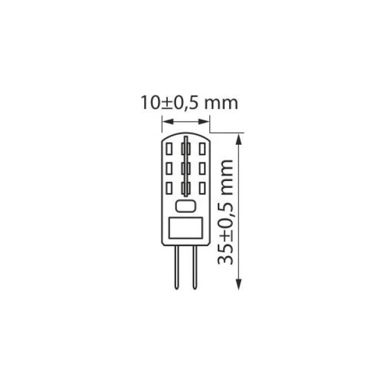 Żarówka LED G4 1,5W barwa ciepła ORO-G4-OLI-1,5W