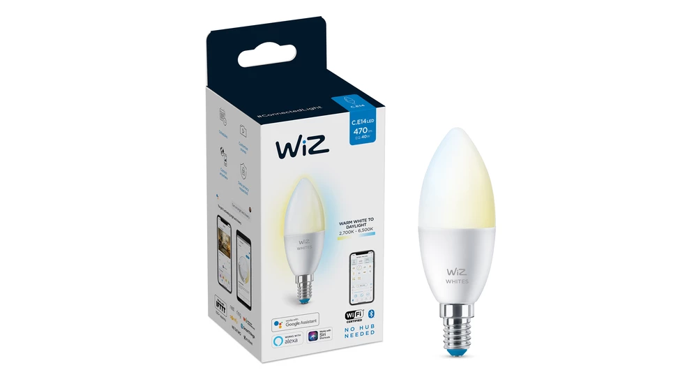 Żarówka LED E14 4.9W WI-FI BLE 40W C37 E14 WiZ