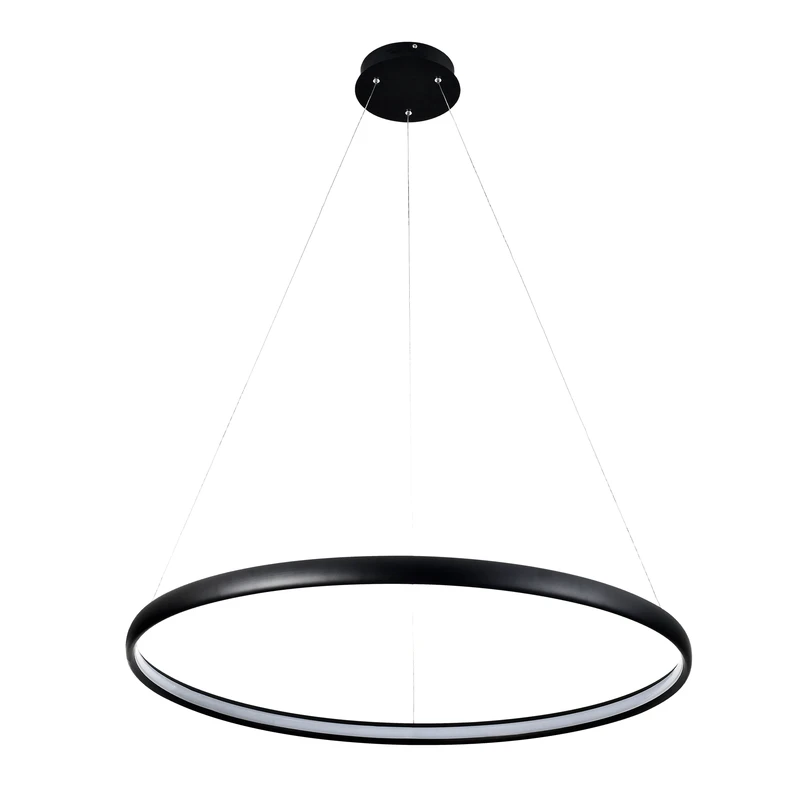 Lampa wisząca LED czarna CARLO 80 cm