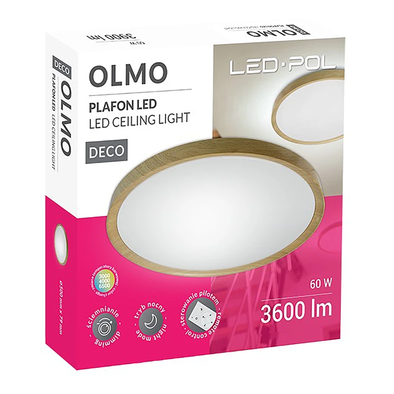 Plafon ORO-OLMO LED 60W-DIM