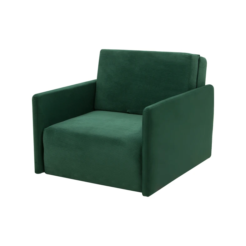 Sofa amerykanka zielona 93 cm MIKE