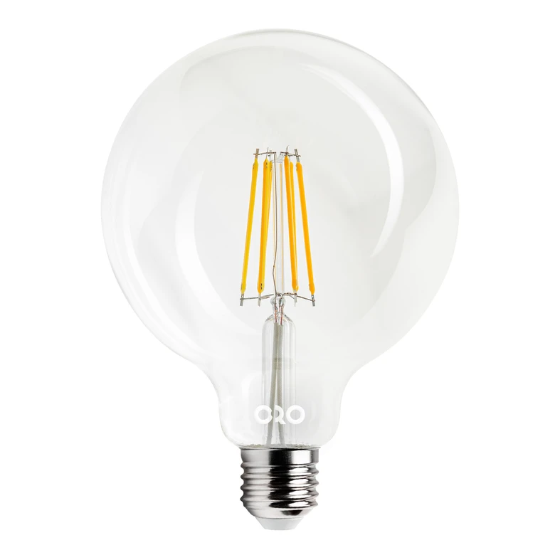 Żarówka LED E27 8W ORO-E27-G125-FL-CLARO-8W-WW barwa ciepła