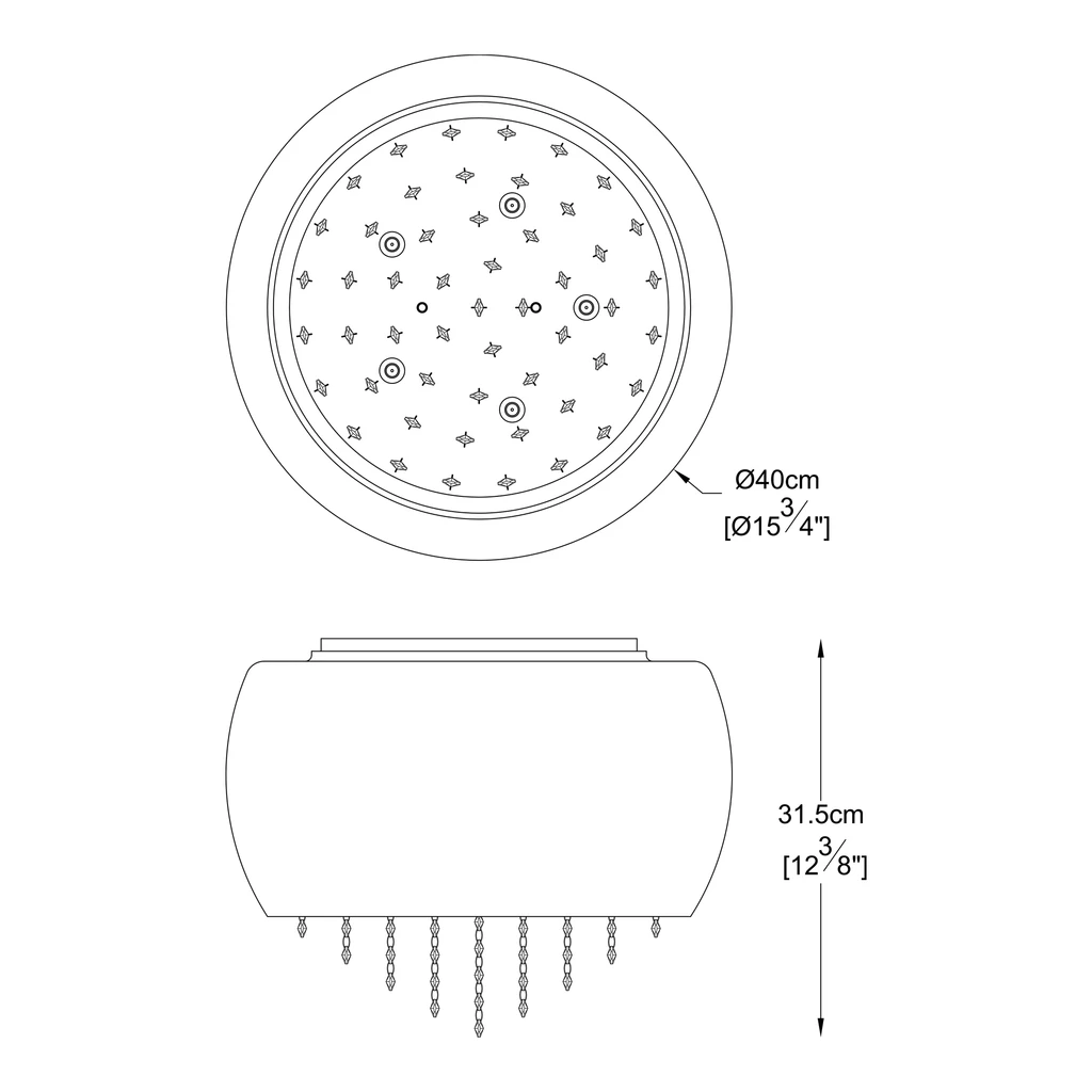 Lampa sufitowa VISTA