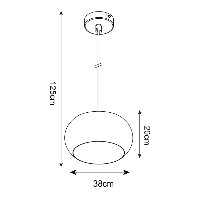 Lampa wisząca P14120-1-D40 SILLO