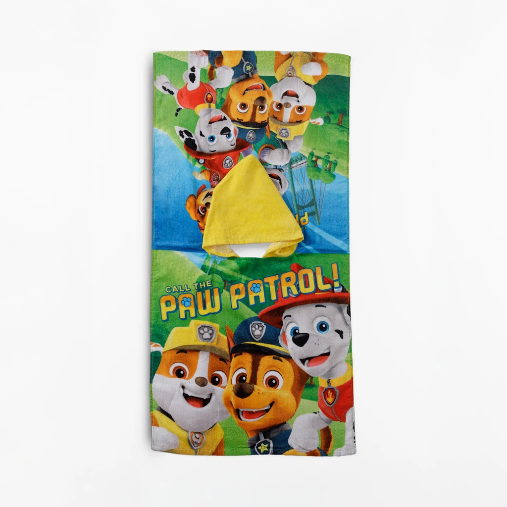 Poncho dla dziecka PAW PATROL 55x110 cm