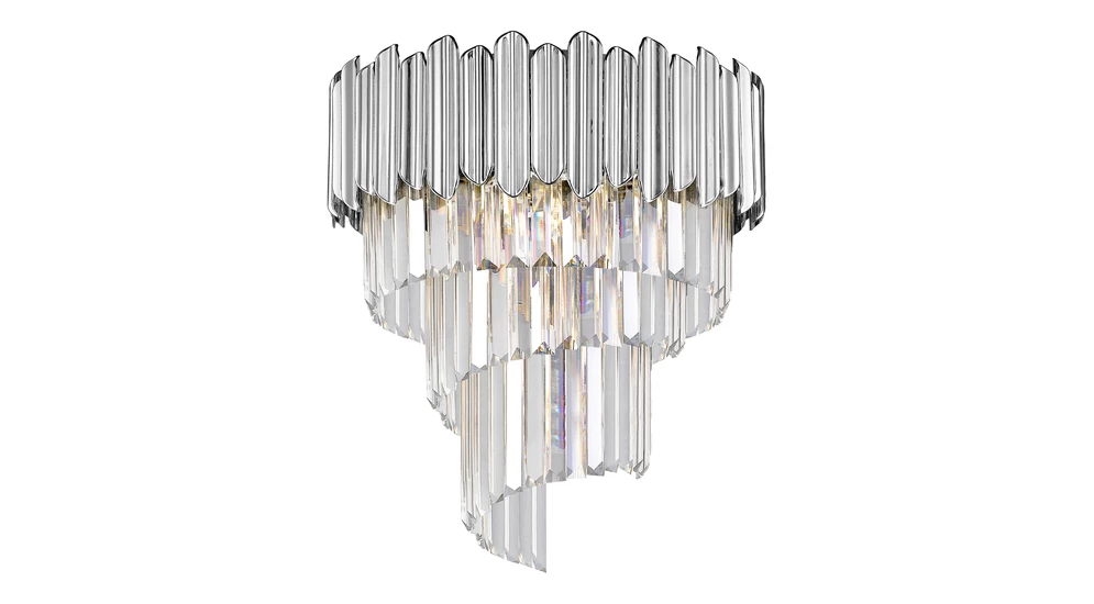 Lampa sufitowa glamour chrom GLADIUS