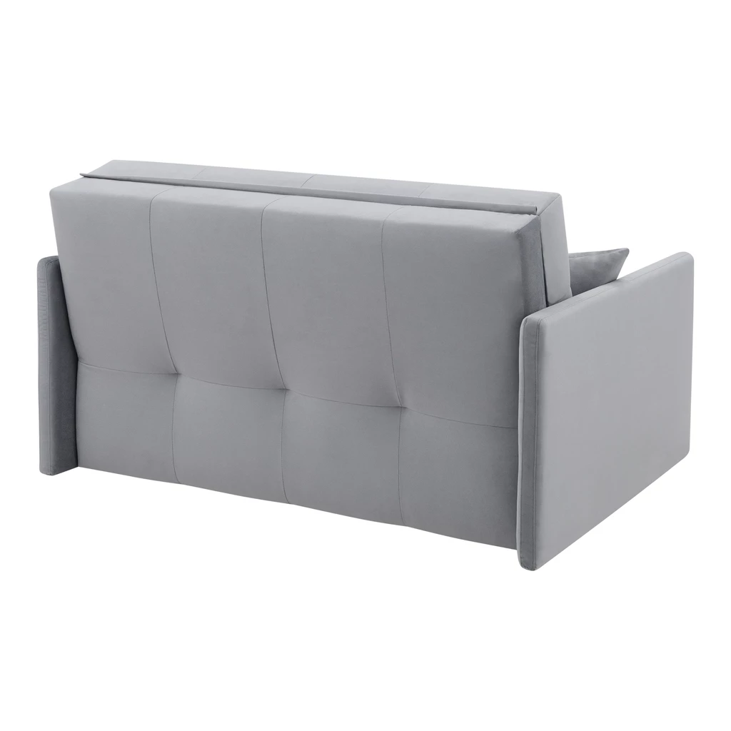 Mała sofa szara 144 cm LEO III