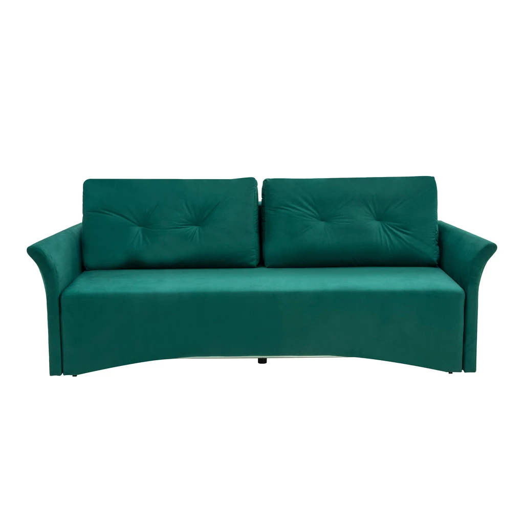 Sofa rozkładana zielona BLANKA