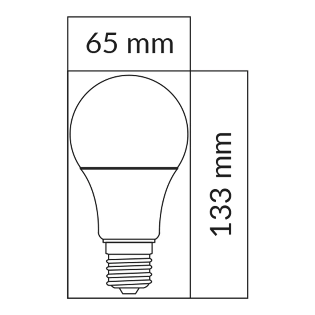 Żarówka LED RGBW WIFI E27 15W ORO-E27-A65-WIFI-DRIVE-15W-RGBW SMART