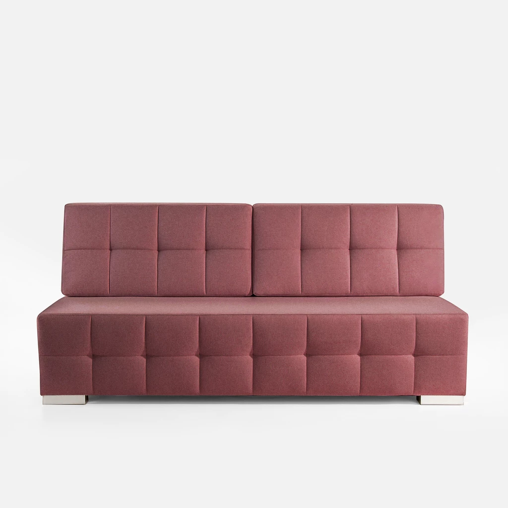 Sofa rozkładana ciemnoróżowa LILI