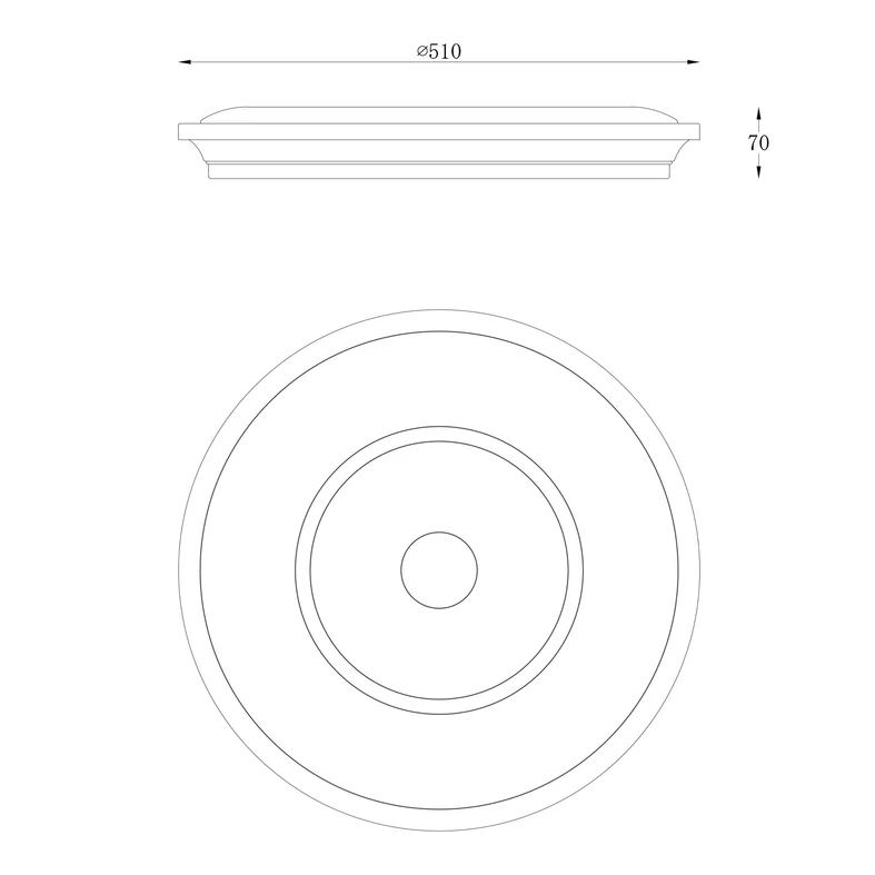 Plafon HARM LED DY163-D510