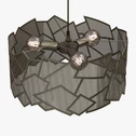 Lampa wisząca tytanowe złoto CAMO III