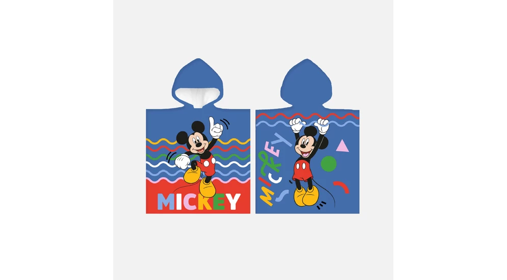 Poncho dla dziecka MICKEY MOUSE 55x110 cm